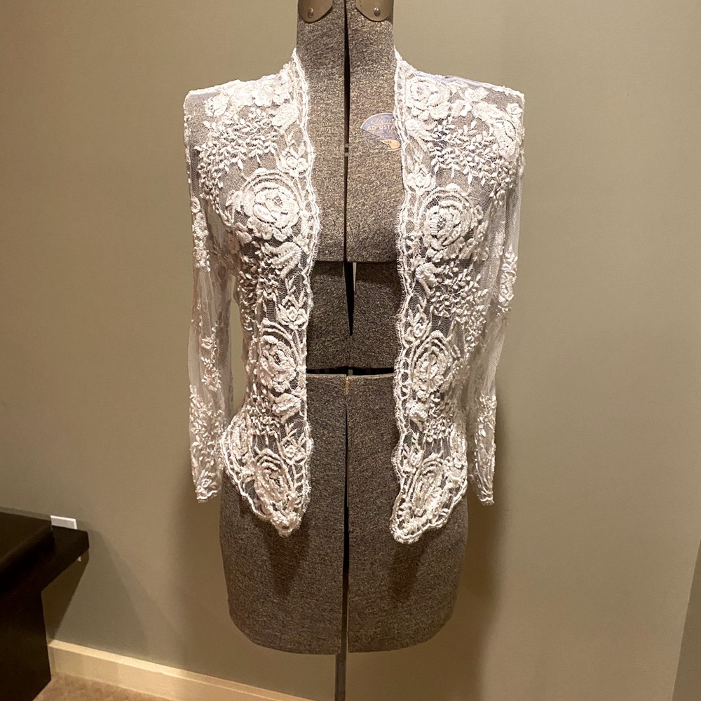 Custom lace jacket